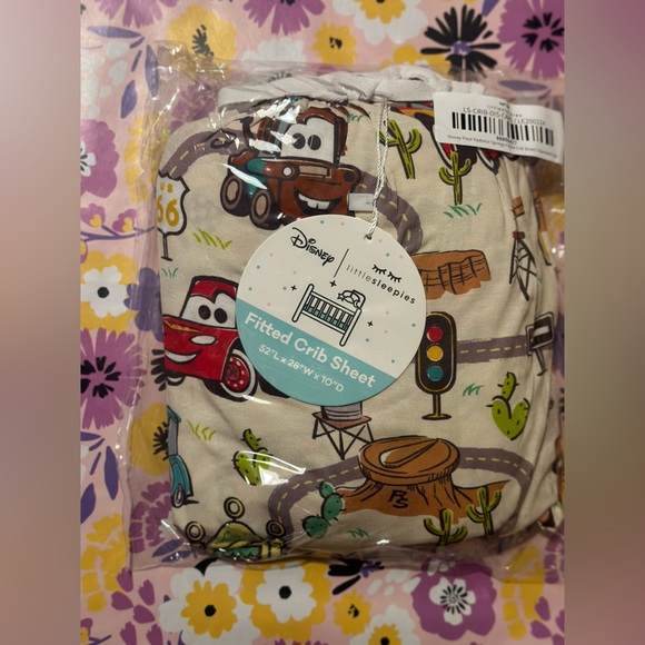 Radiator Springs Little Sleepies Crib sheet - Picture 2 of 3